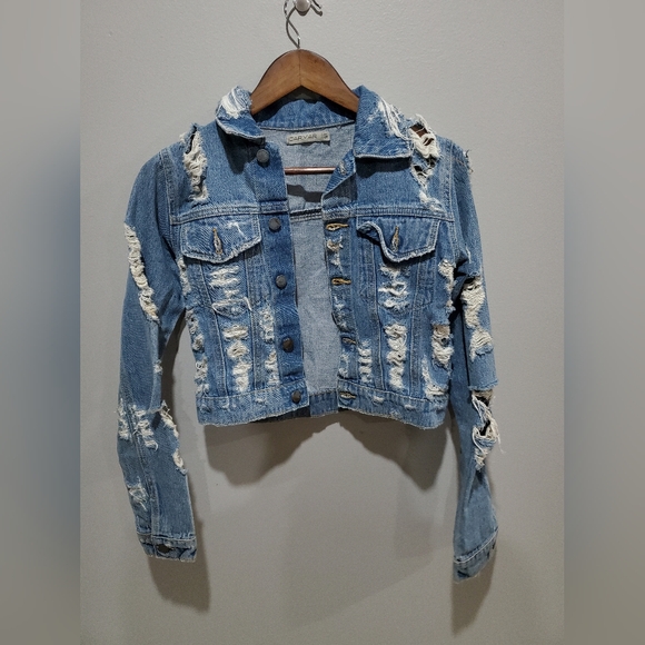 Carmar Jackets & Blazers - Carmar Light Blue Denim Jacket